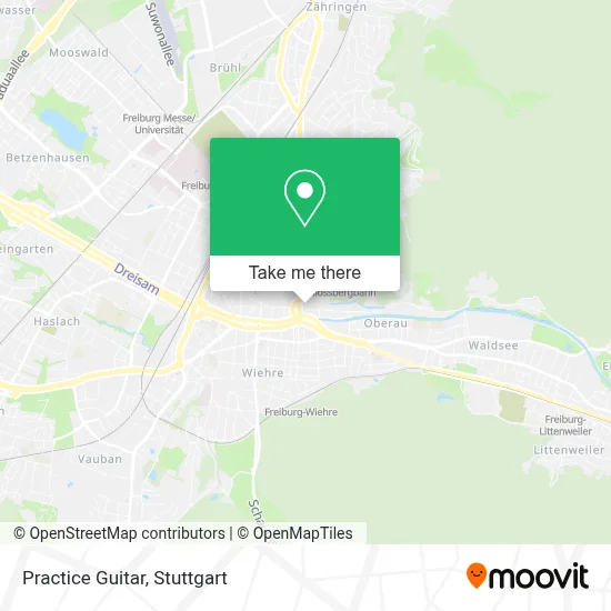 Practice Guitar map