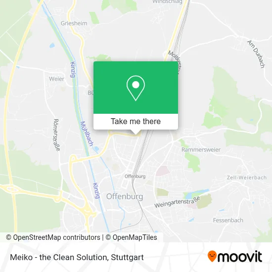 Meiko - the Clean Solution map