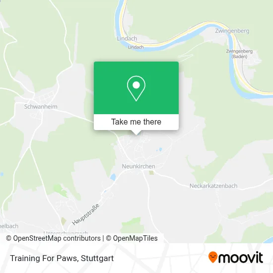 Training For Paws map
