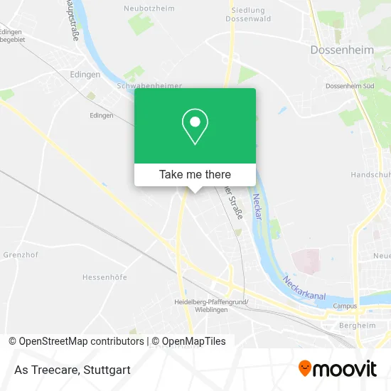 As Treecare map