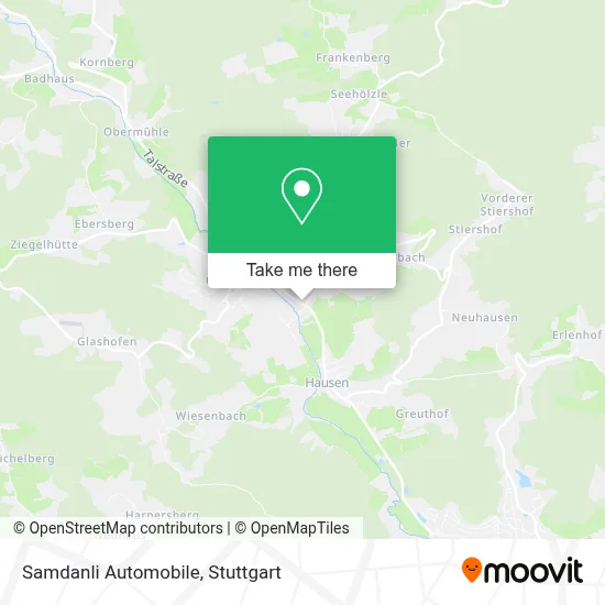 Samdanli Automobile map