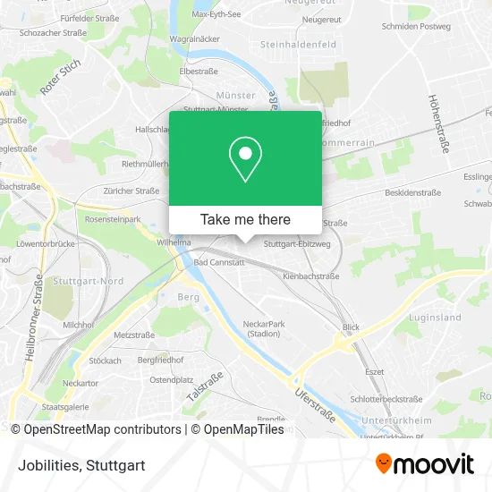 Jobilities map