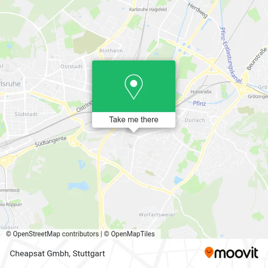 Cheapsat Gmbh map
