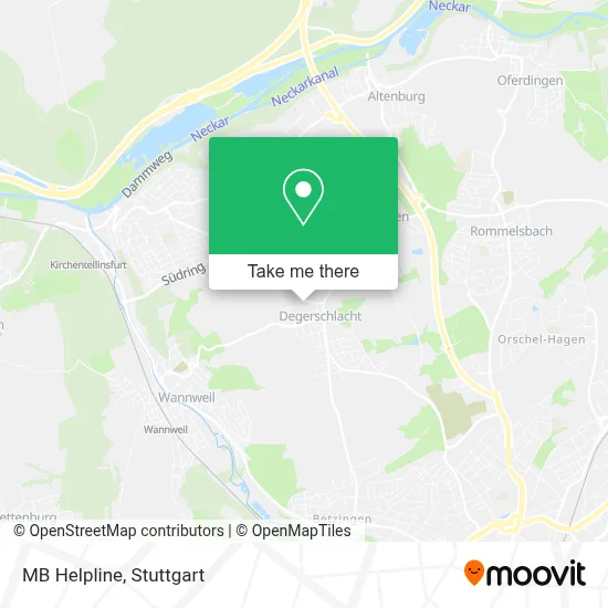 MB Helpline map