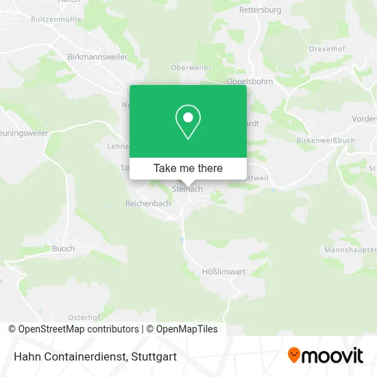 Hahn Containerdienst map