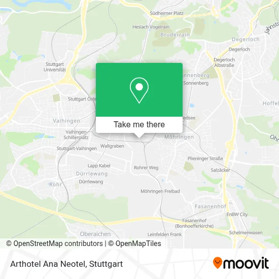 Arthotel Ana Neotel map