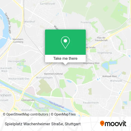 Spielplatz Wachenheimer Straße map