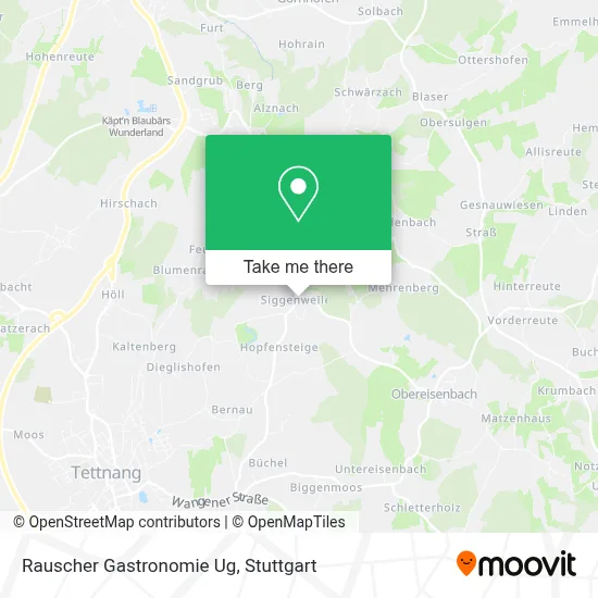 Rauscher Gastronomie Ug map