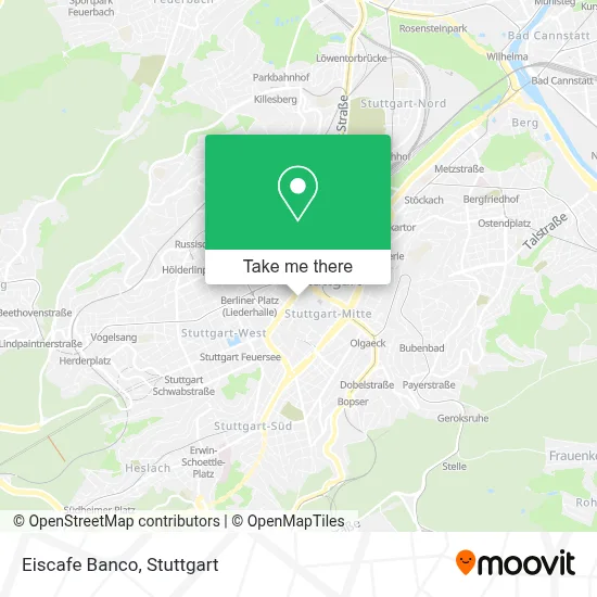 Eiscafe Banco map