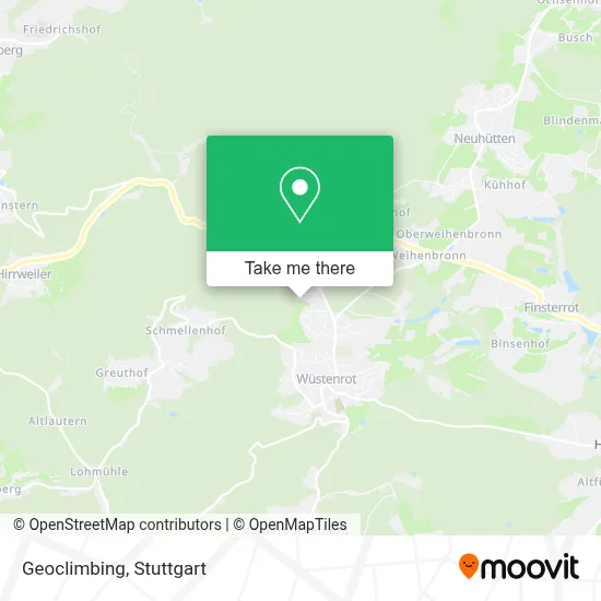 Geoclimbing map