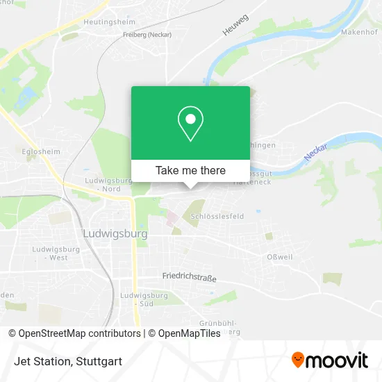 Jet Station map