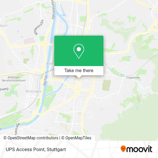 Ups Access Point map