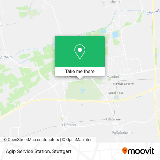 Agip Service Station map