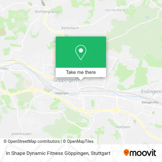 In Shape Dynamic Fitness Göppingen map