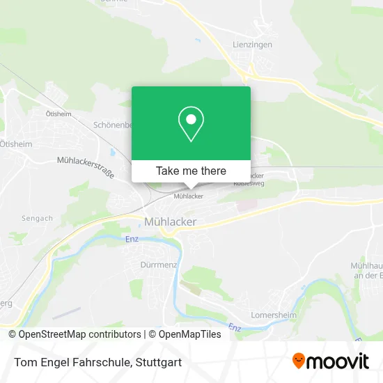 Tom Engel Fahrschule map