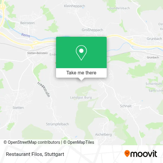 Restaurant Filos map