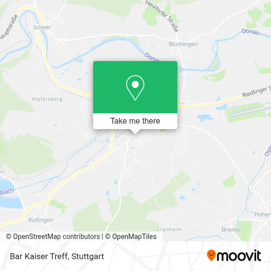 Bar Kaiser Treff map
