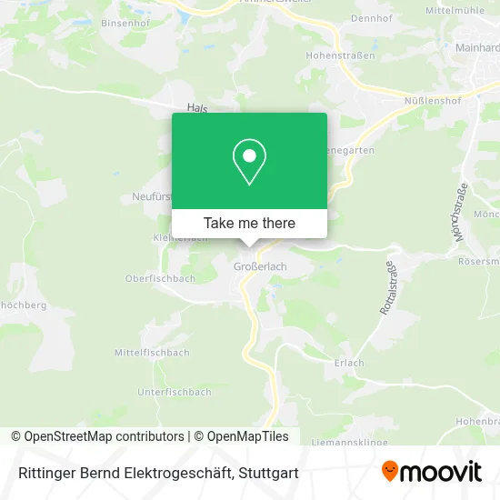 Rittinger Bernd Elektrogeschäft map
