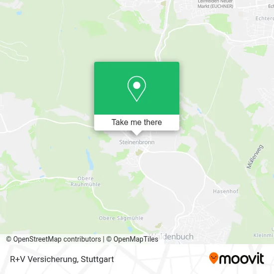 R+V Versicherung map
