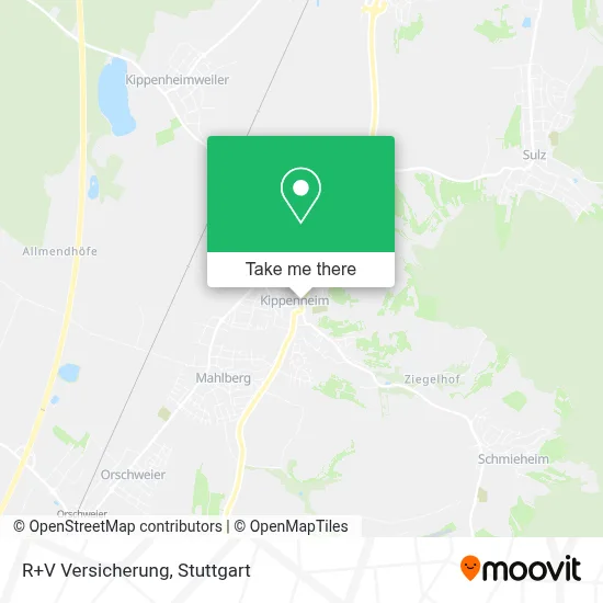 R+V Versicherung map