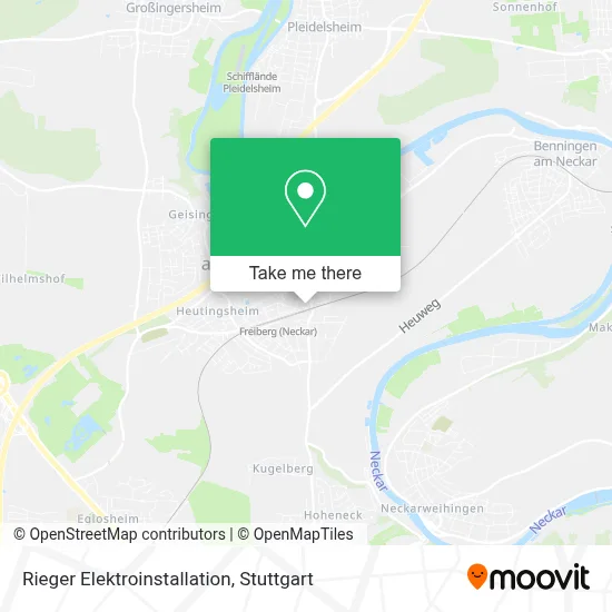 Rieger Elektroinstallation map