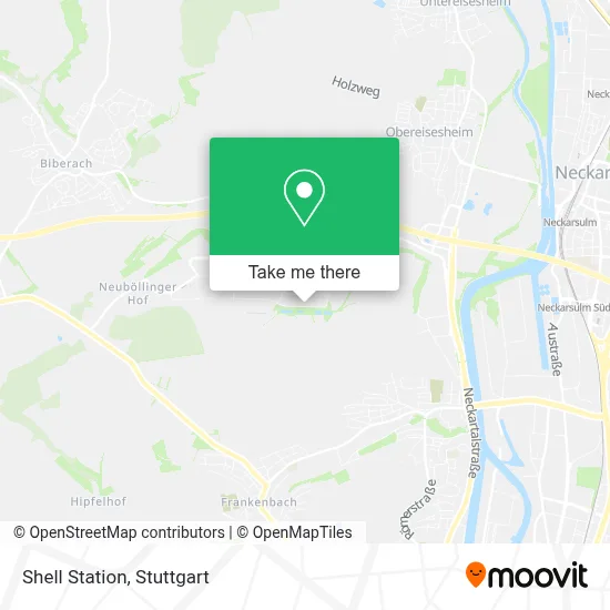 Shell Station map