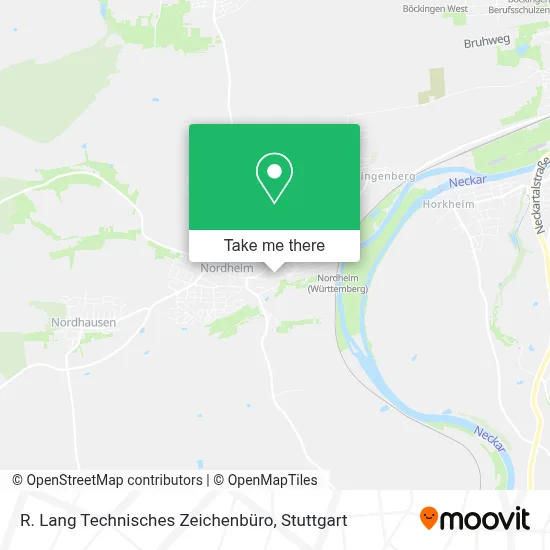 R. Lang Technisches Zeichenbüro map