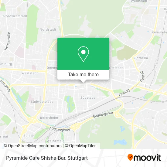 Pyramide Cafe Shisha-Bar map