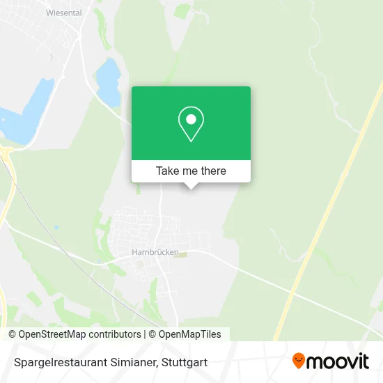 Spargelrestaurant Simianer map