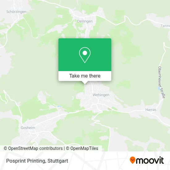 Posprint Printing map