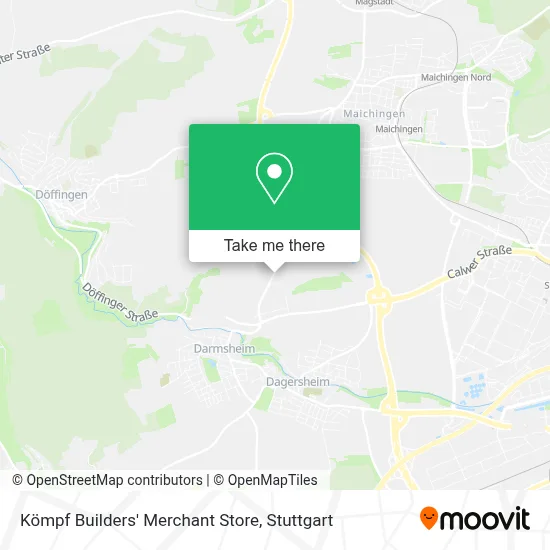 Kömpf Builders' Merchant Store map