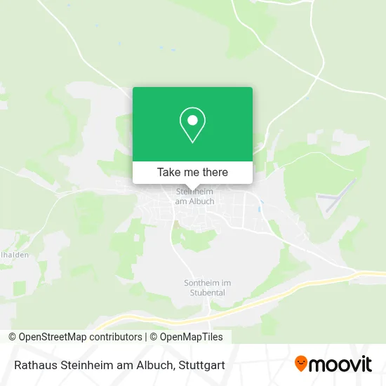 Rathaus Steinheim am Albuch map