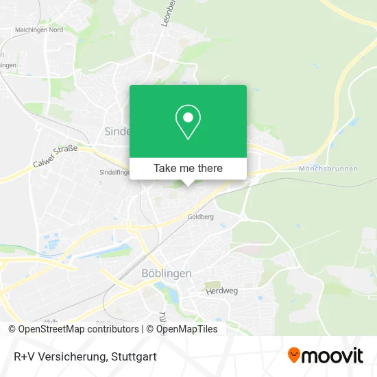 R+V Versicherung map