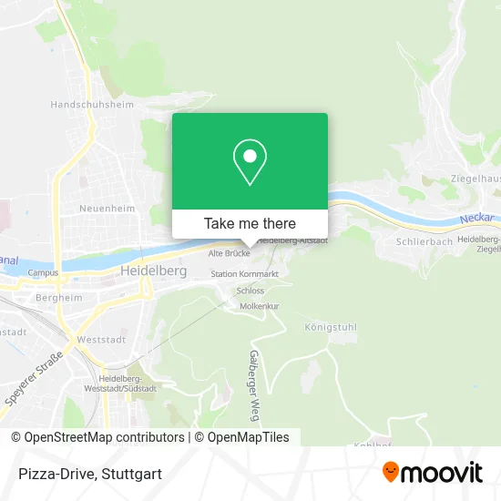 Pizza-Drive map