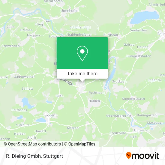 R. Dieing Gmbh map