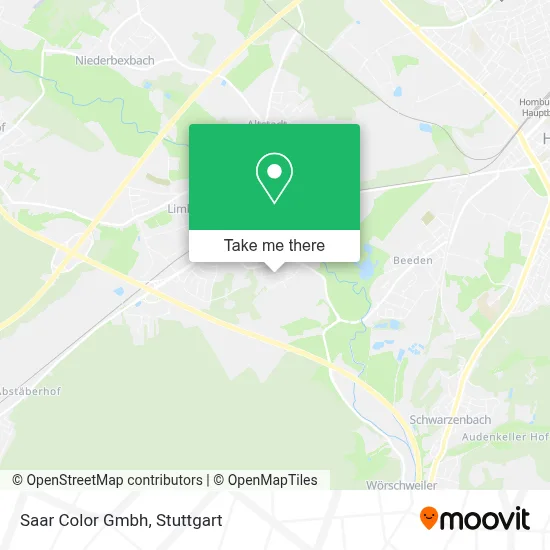 Saar Color Gmbh map
