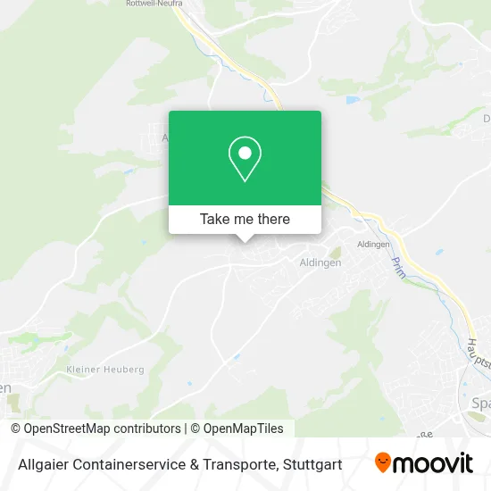 Allgaier Containerservice & Transporte map