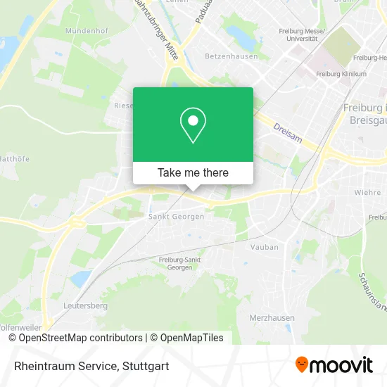 Rheintraum Service map