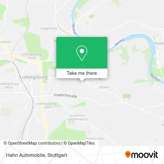 Hahn Automobile map