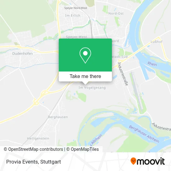 Provia Events map