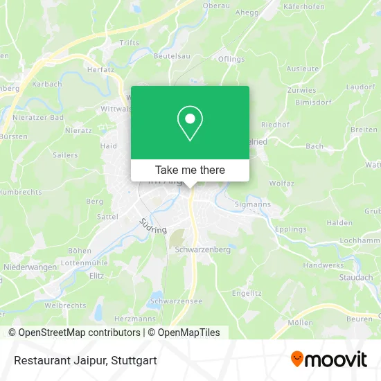 Restaurant Jaipur map