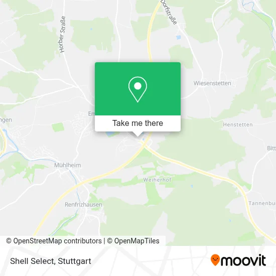 Shell Select map