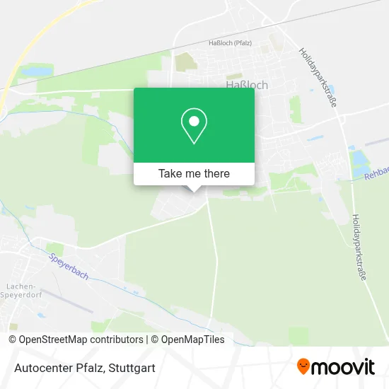 Autocenter Pfalz map