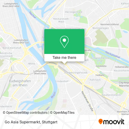 Go Asia Supermarkt map