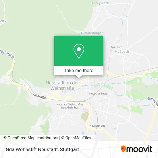 Gda Wohnstift Neustadt map