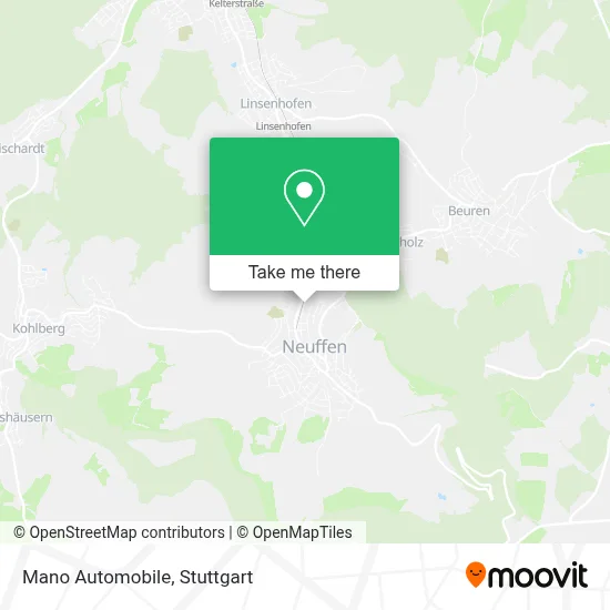 Mano Automobile map