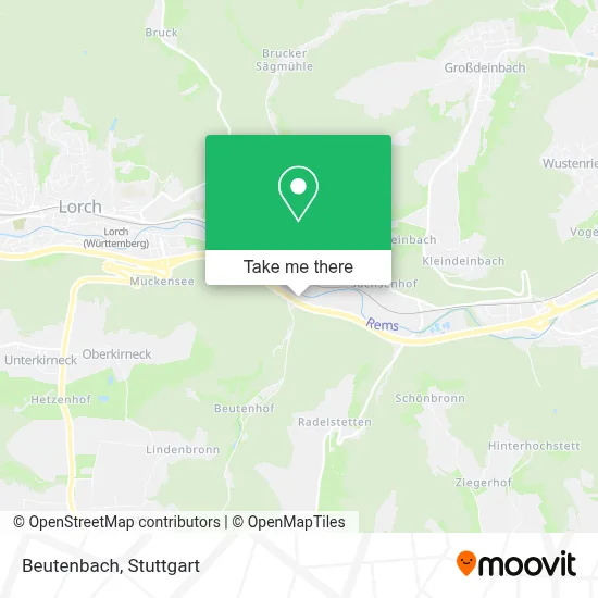 Beutenbach map