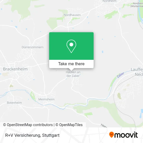 R+V Versicherung map