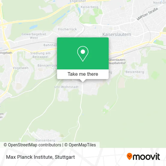 Max Planck Institute map