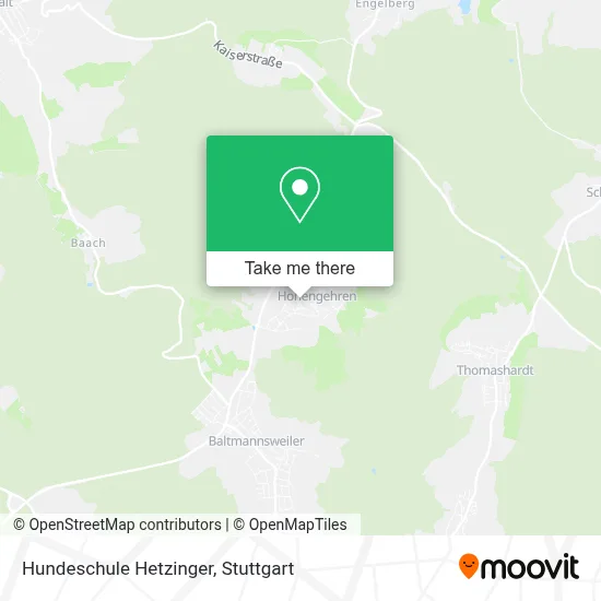 Hundeschule Hetzinger map